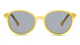 UNOFFICIAL polarisiert Kunststoff Panto Gelb/Gelb Sonnenbrille mit Sehstärke, verglasbar; Sunglasses