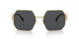 Versace 0VE2248 100287 Metall Irregular Goldfarben/Goldfarben Sonnenbrille mit Sehstärke, verglasbar; Sunglasses; auch als Gleitsichtbrille
