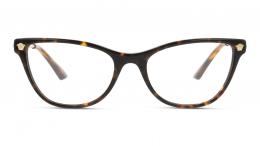 Versace 0VE3309 108 Kunststoff Schmetterling / Cat-Eye Havana/Havana Brille online; Brillengestell; Brillenfassung; Glasses; auch als Gleitsichtbrille