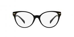 Versace 0VE3334 GB1 Kunststoff Schmetterling / Cat-Eye Schwarz/Schwarz Brille online; Brillengestell; Brillenfassung; Glasses; auch als Gleitsichtbrille