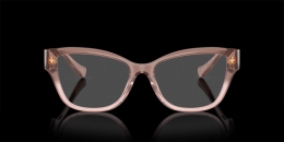 Versace 0VE3347 5435 Kunststoff Panto Rosa/Transparent Brille online; Brillengestell; Brillenfassung; Glasses; auch als Gleitsichtbrille