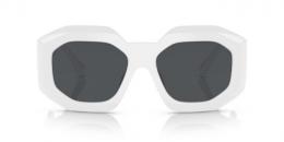 Versace 0VE4424U 314/87 Kunststoff Irregular Weiss/Weiss Sonnenbrille mit Sehstärke, verglasbar; Sunglasses; auch als Gleitsichtbrille