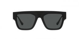 Versace 0VE4430U GB1/87 Kunststoff Rechteckig Schwarz/Schwarz Sonnenbrille mit Sehstärke, verglasbar; Sunglasses; auch als Gleitsichtbrille