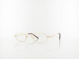 Brilando HMR63 Fertiglesebrille shiny gold +2,00