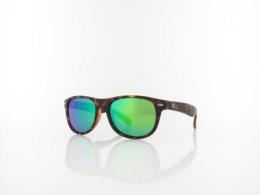 HIS polarized HP50104-2 Kids 46 matte havana / green mirror polarized