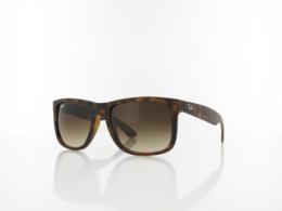 Ray Ban Justin RB4165 710/13 54 rubber light havana / brown gradient